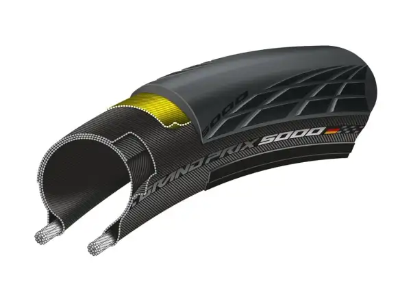 Continental GrandPrix 5000 road tire kevlar 23 - 622 black