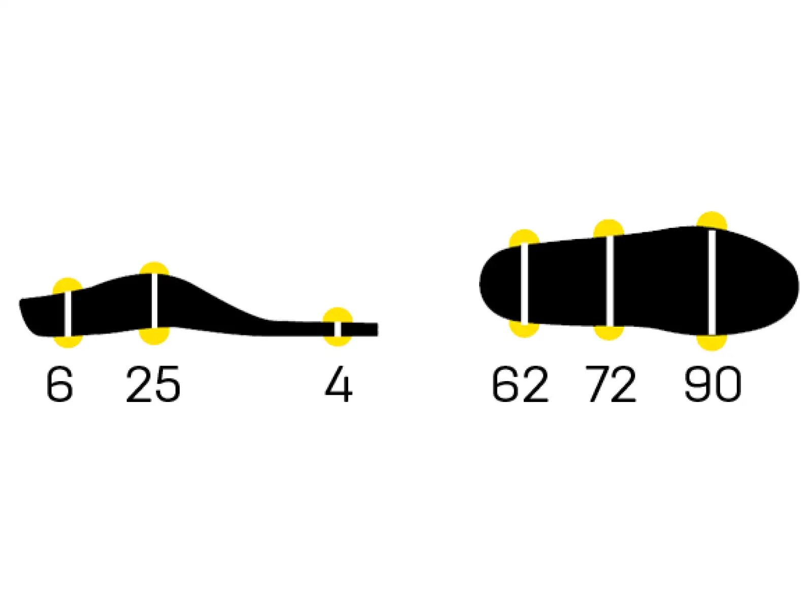 Sidas Winter 3D Merino insoles medium arch 1 pair