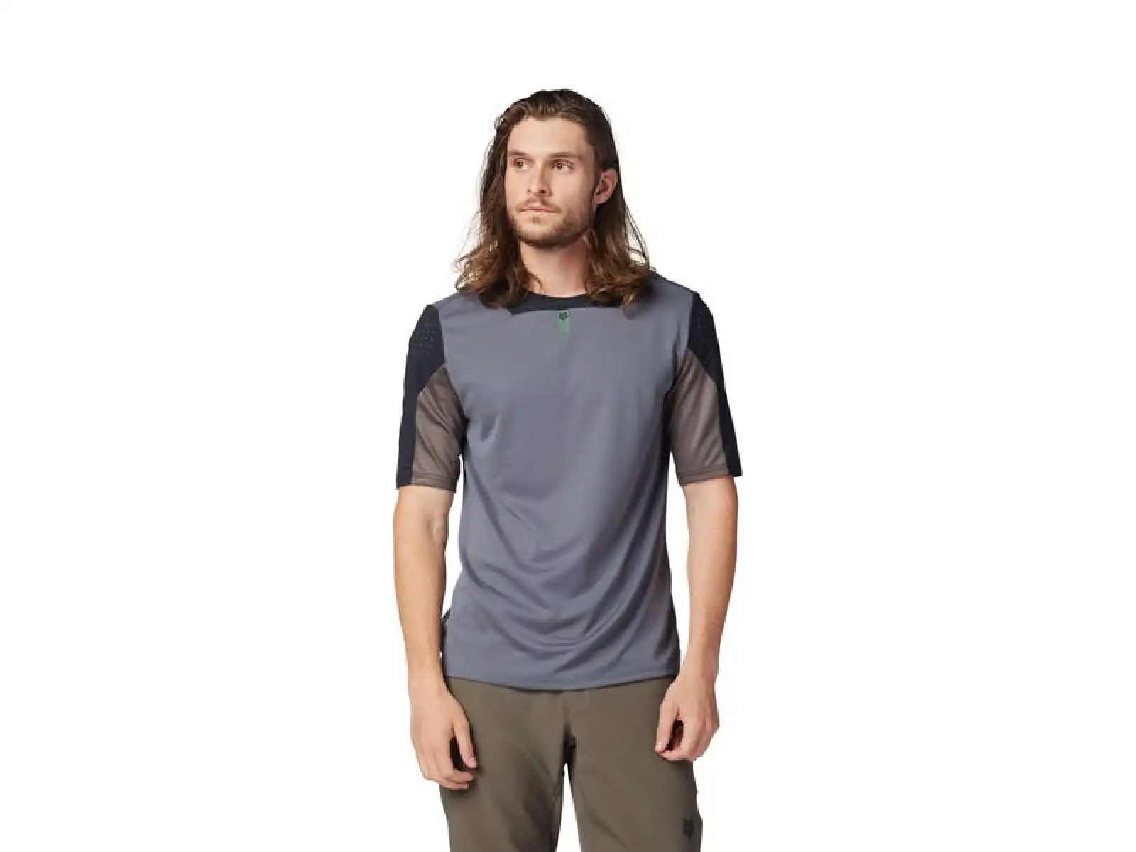 Fox Defend men's jersey short sleeve Graphite