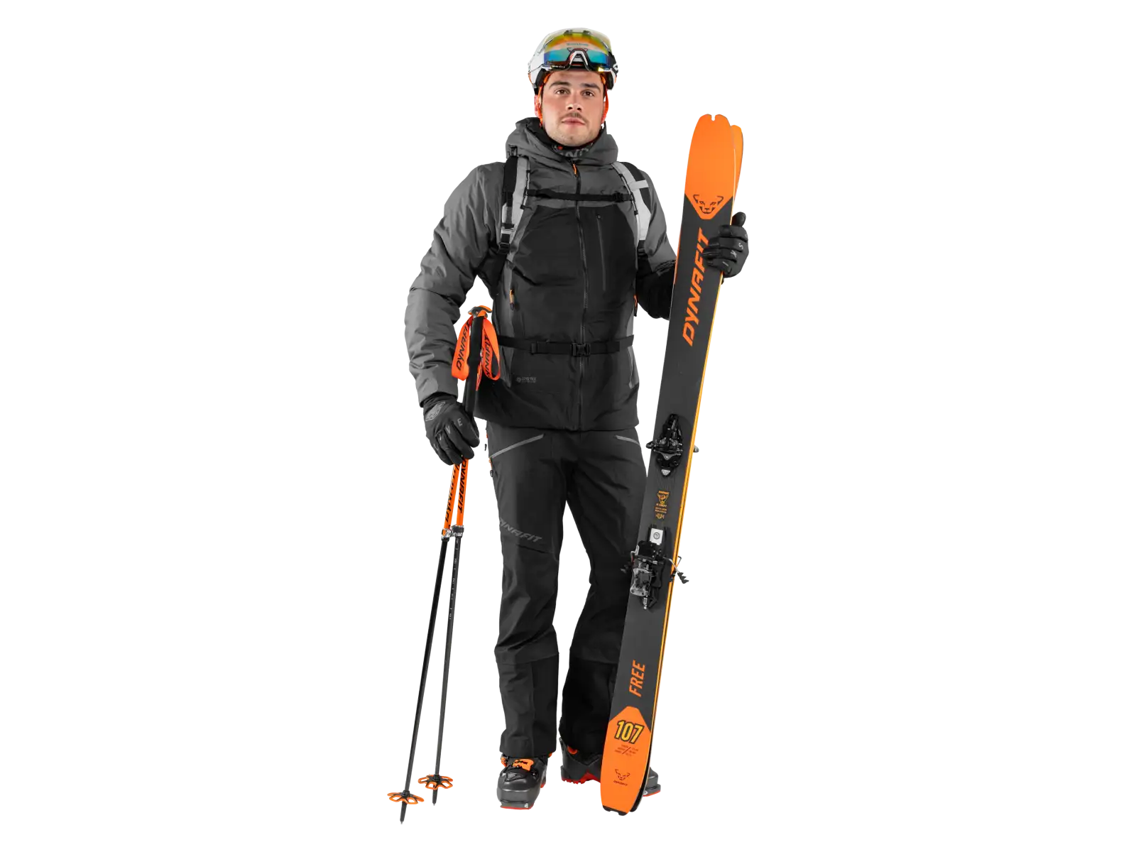 Dynafit Free Infinium Hybrid men's bib pants Black out
