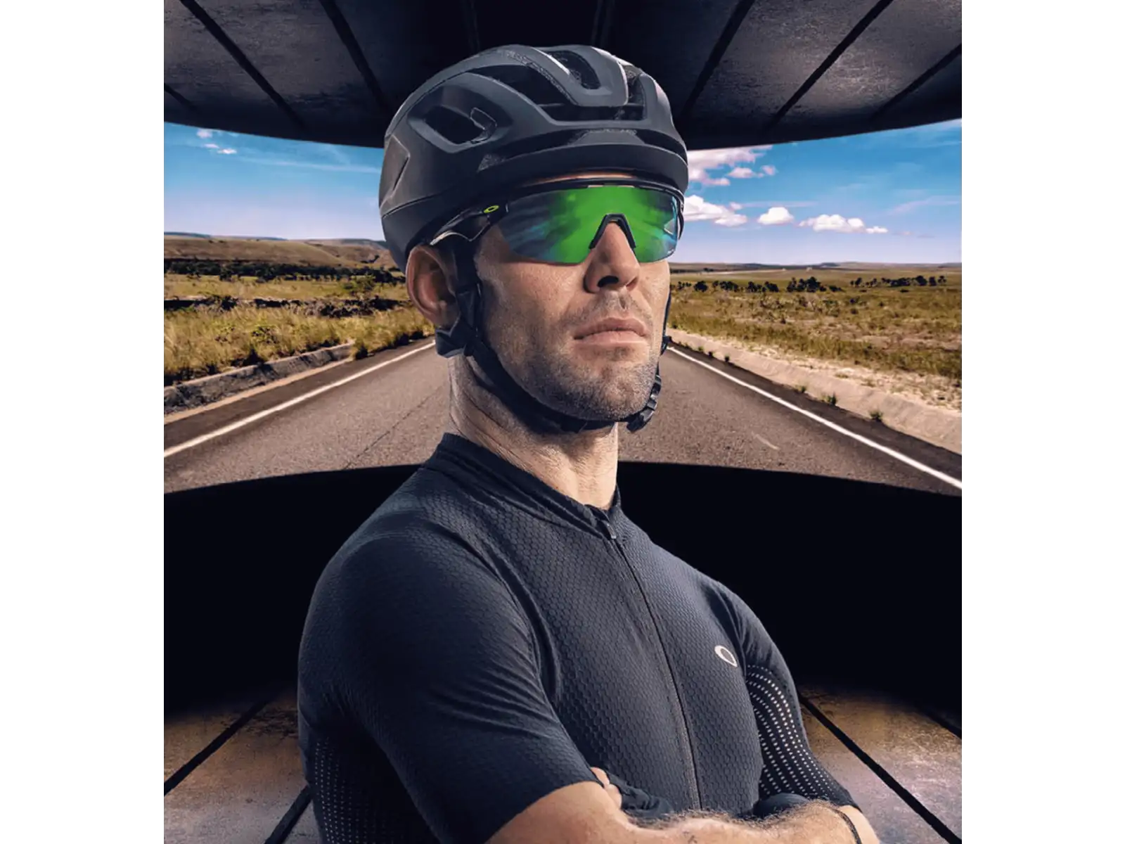 Oakley Sphaera sunglasses Matte Black Ink/Prizm Road Jade