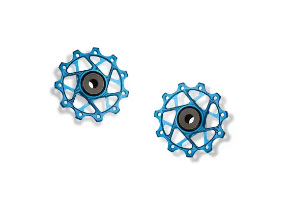 Garbaruk derailleur pulleys for Shimano 11 spd. 11+11T Blue