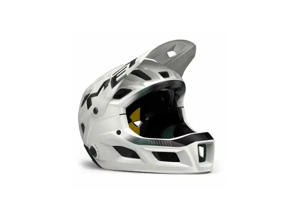 MET Parachute MCR MIPS helmet white iridescent