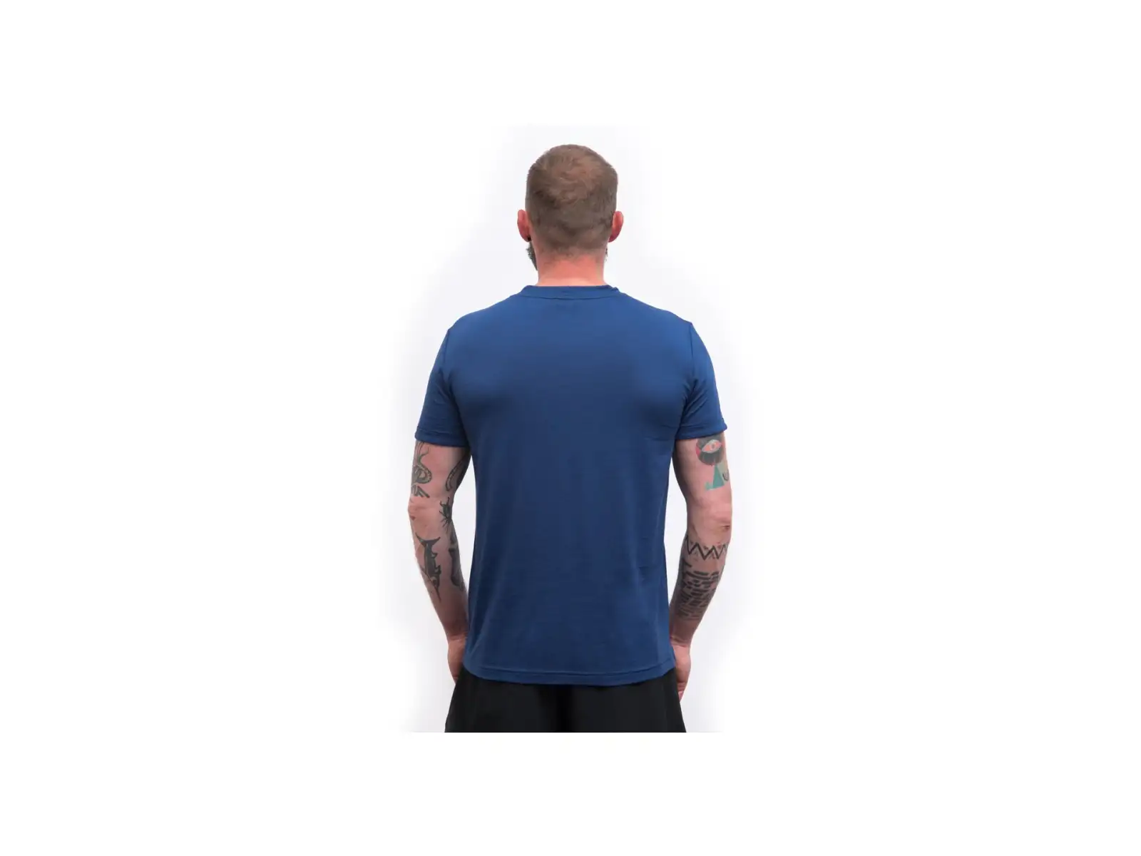 Sensor Merino Air Traveller men's T-shirt short sleeve blue