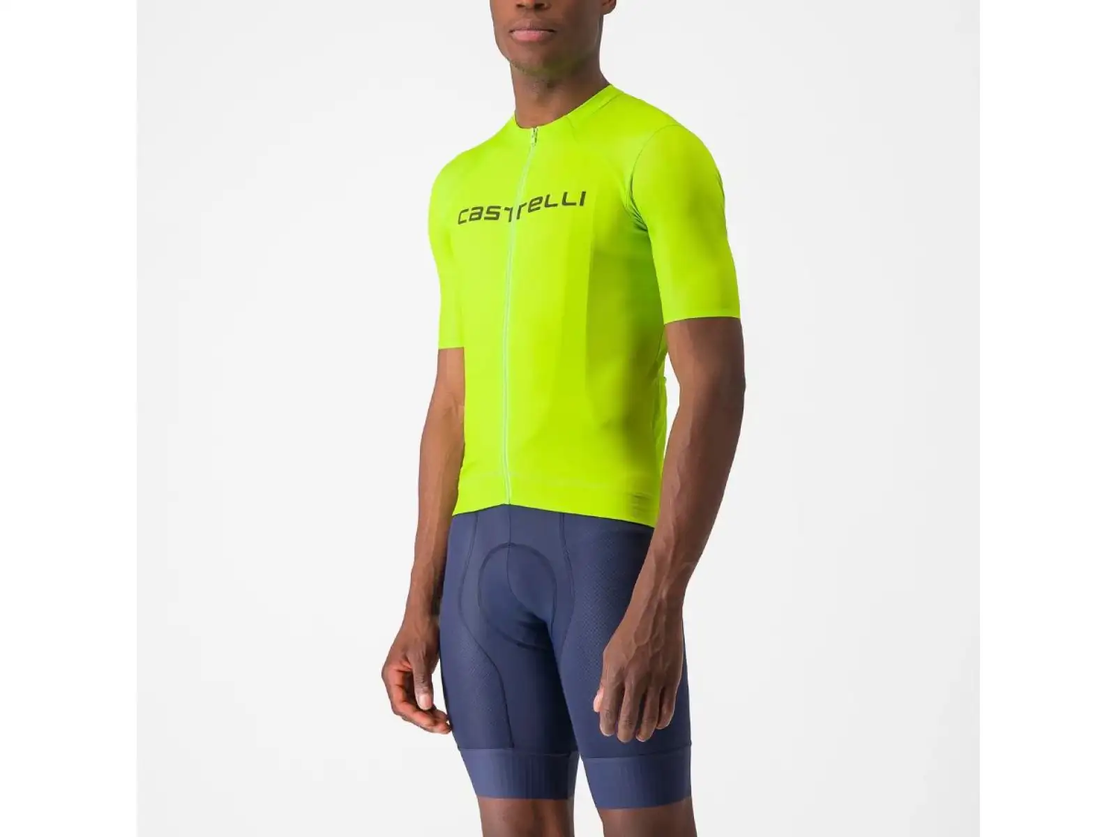 Castelli Elements men's jersey short sleeve Electric Lime