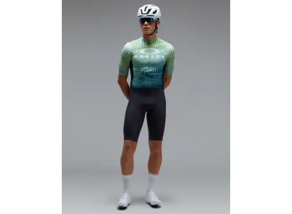 Oakley Icon Training men's jersey short sleeve Green Glitch Print
