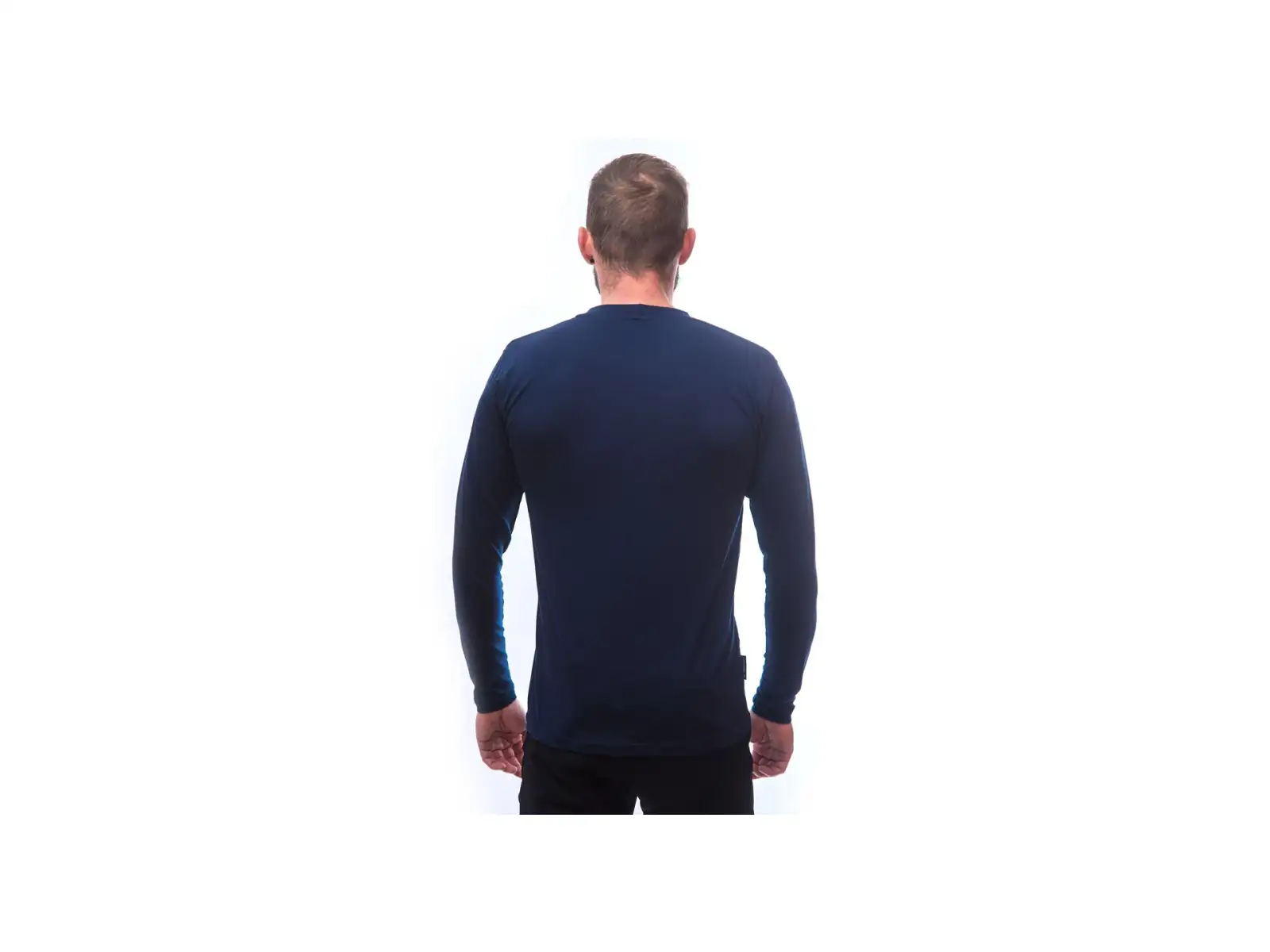 Sensor Merino Active PT Mountains men's shirt long sleeve Deep Blue