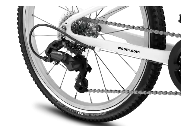 Woom GO 4 kids bike neon lime
