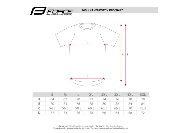 Force MTB Rules men's jersey short sleeve orange