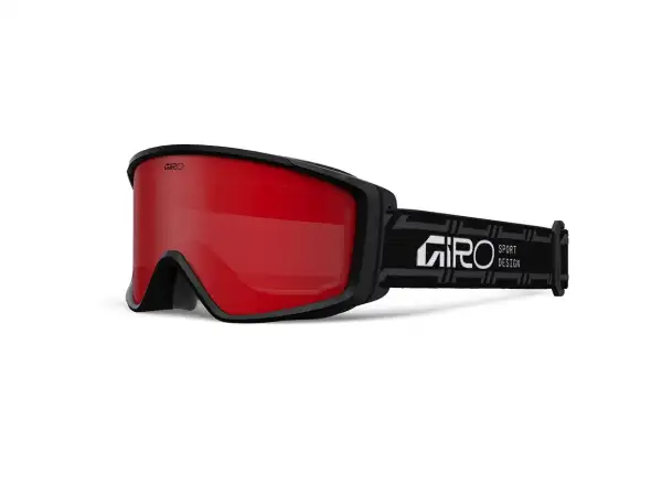 Giro Index 2.0 ski goggles Black Stacked|Amber Scarlet