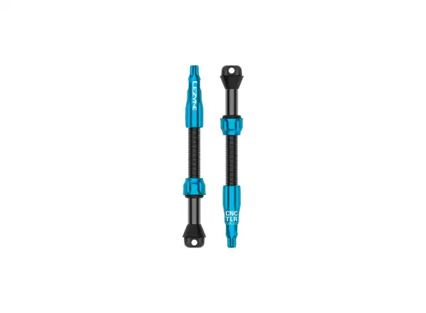 Lezyne CNC Pro tubeless valves 60mm Blue