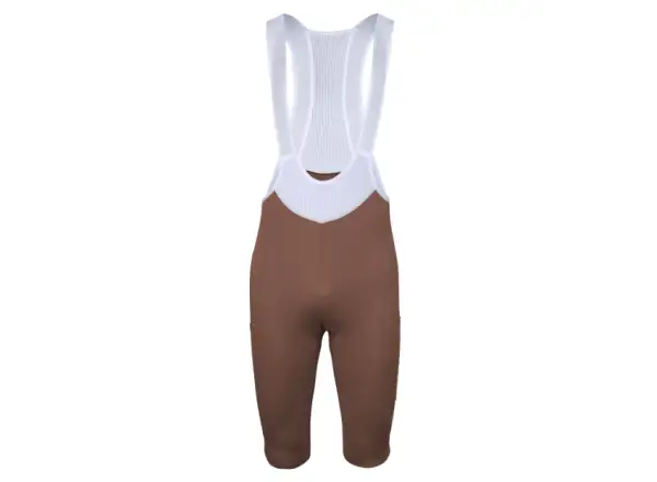Force Mono men's cycling shorts with pad and bib brown
