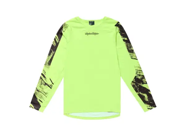 Troy Lee Designs Skyline Chill Rockslide men's jersey long sleeve Glo Yellow