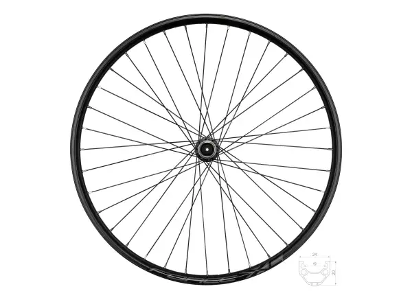 Force XC Disc 27.5 CL rear laced wheel hub Shimano