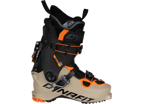 Dynafit Radical Pro men's ski boots Rock Khaki/Fluo Orange