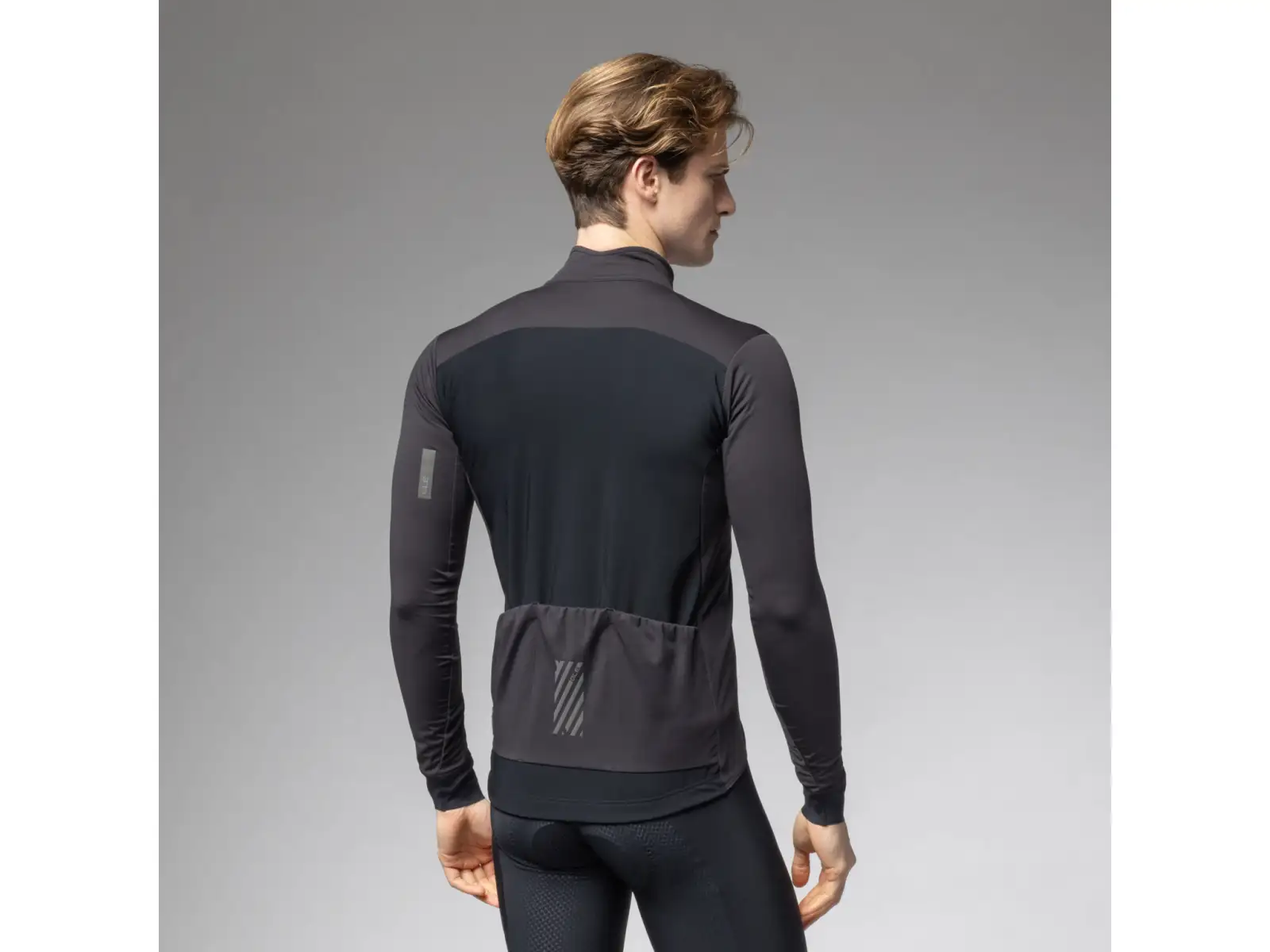 Alé R-EV1 Defence 2.0 men's cycling jacket Black