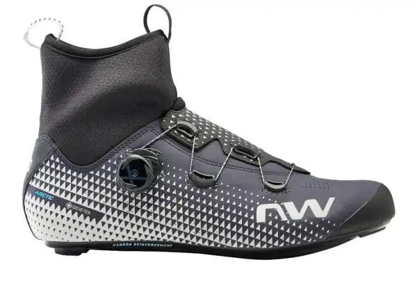 Northwave Celsius R Arctic GTX Winter Road Cycling Shoes Men Carbon Grey/Reflective