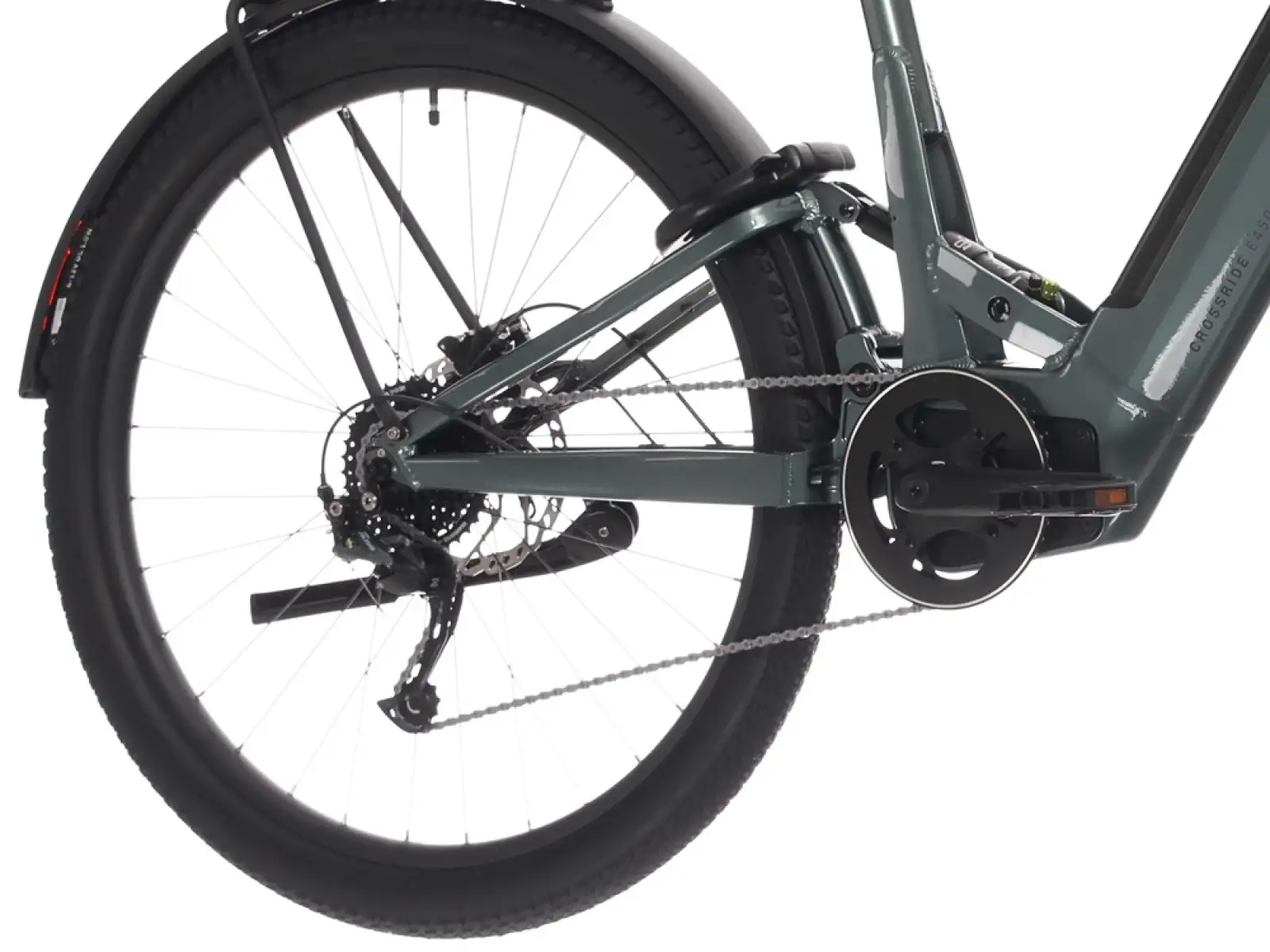 Rock Machine Crossride e450 FS low-entry full-suspension e-bike Ocean Grey/Black