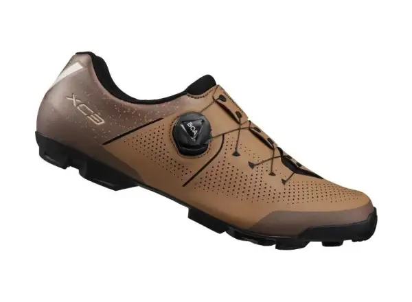 Shimano SH-XC302 Wide men's MTB shoes brown