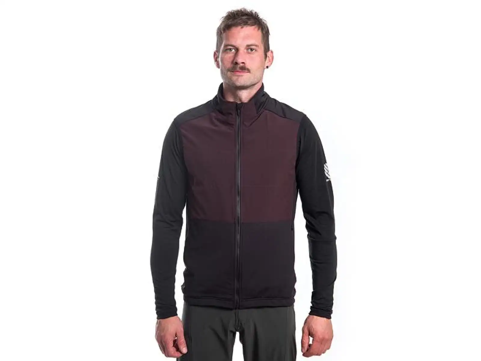 Sensor Coolmax Thermo men's vest black/Port Red