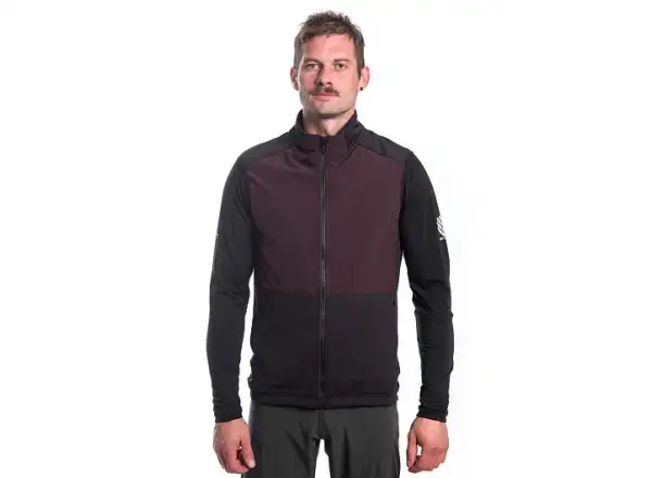 Sensor Coolmax Thermo men's vest black/Port Red