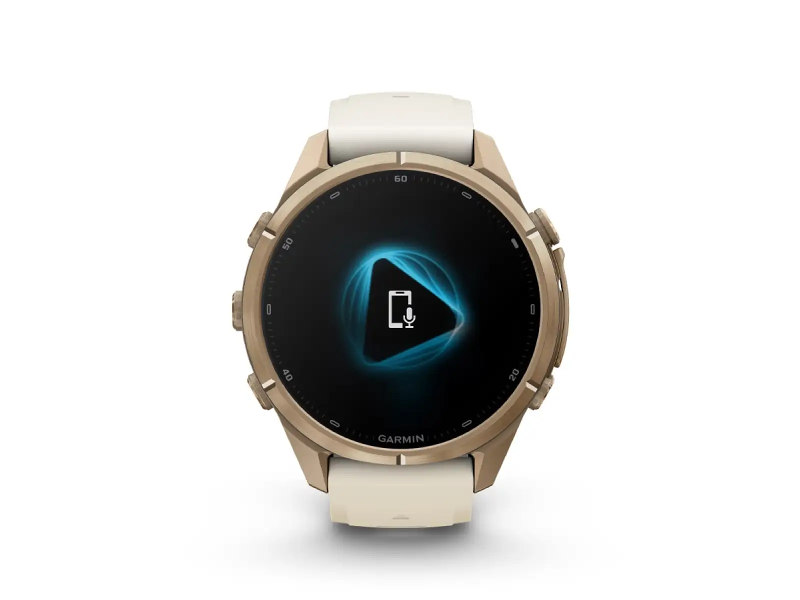 Garmin fenix 9 Pro inReach 43 mm smart watch Autumn gold titanium/Cream/french gray
