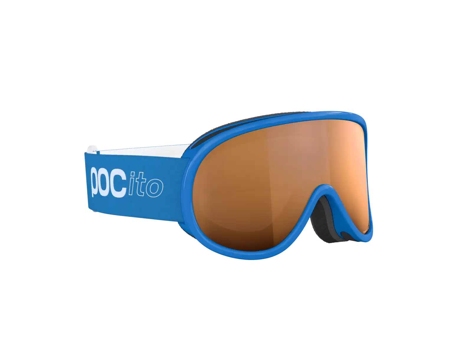 POC POCito Retina kids ski goggles Fluorescent Blue/Partly Sunny Light Orange