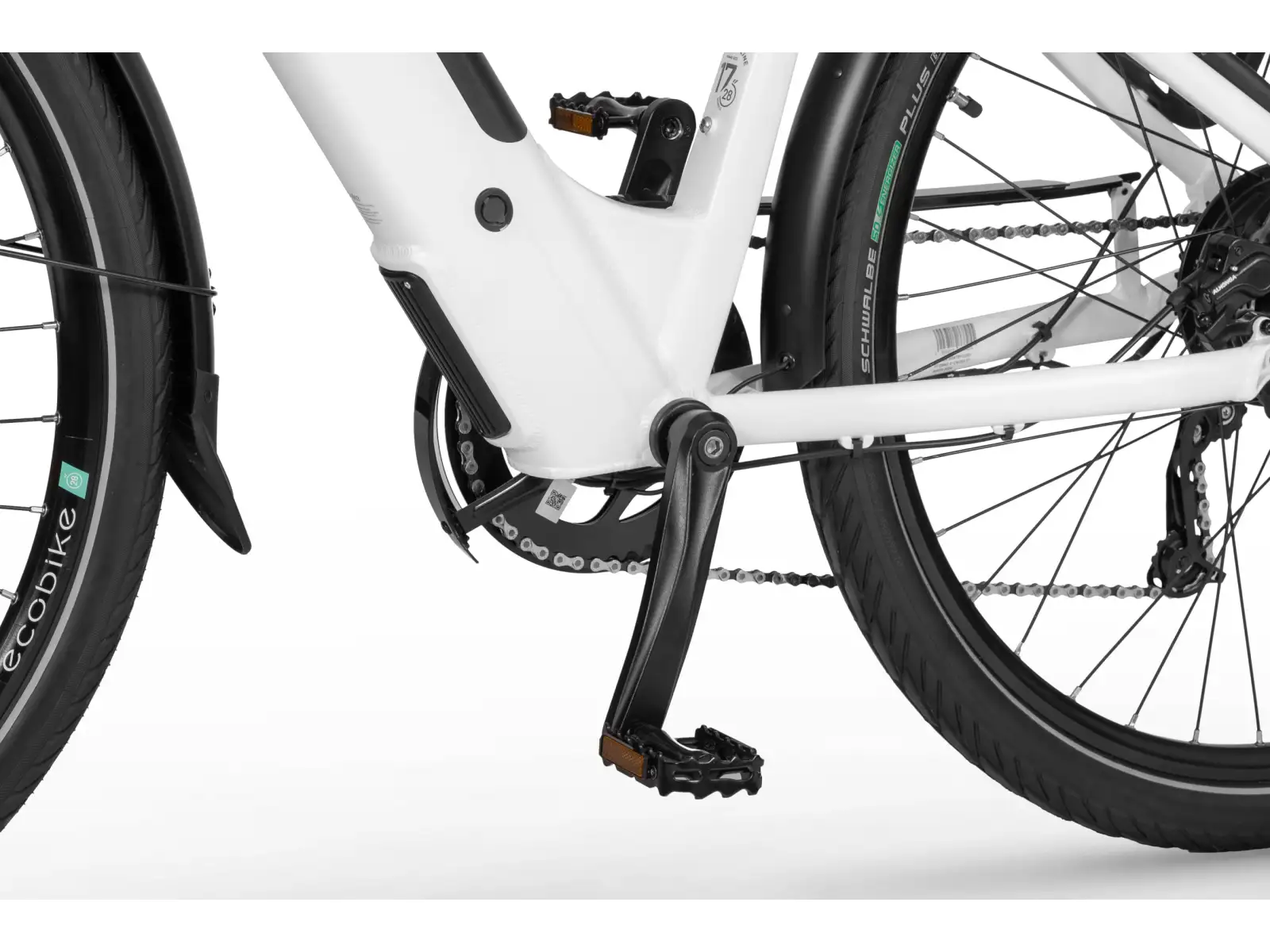 Ecobike X-Cross 630 Wh White trekking e-bike