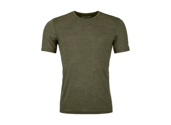 Ortovox 120 Cool Tec Clean men's short sleeve shirt Dark Wild Herbs Blend