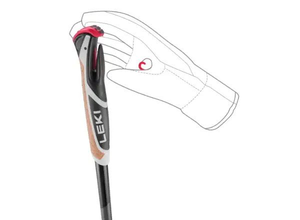 Leki XTA 5.5 Poles cross-country poles Black/White/Neon yellow