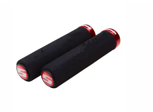 Sram Locking foam grips 129 mm black/red