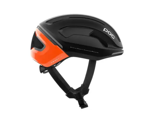 POC Omne Beacon MIPS cycling helmet Fluorescent Orange AVIP/Uranium Black Matt