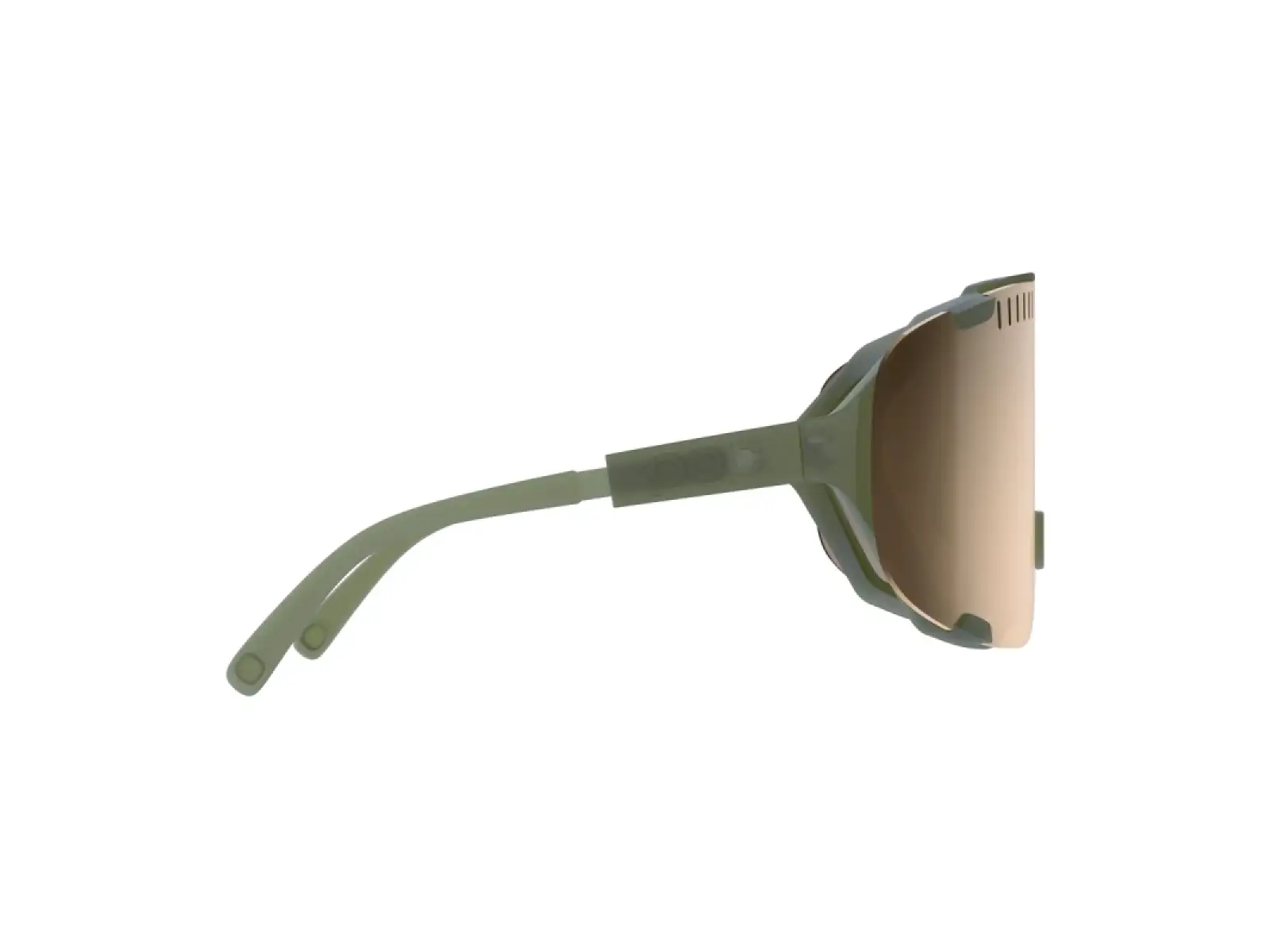 POC Devour cycling glasses Epidote Green/Translucent Brown Silver