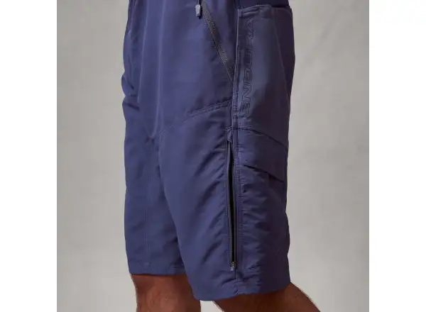 Endura Hummvee men's shorts with chamois Indigo Rock