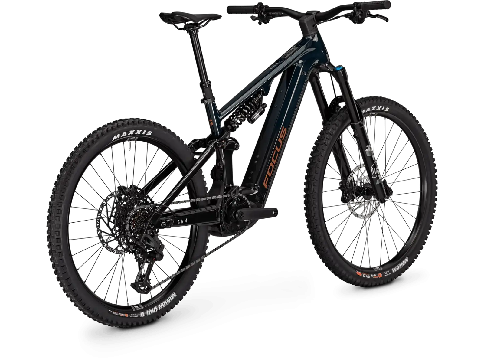 Focus SAM 8 800Wh full-suspension e-bike Classicgreen / Obsidianblack