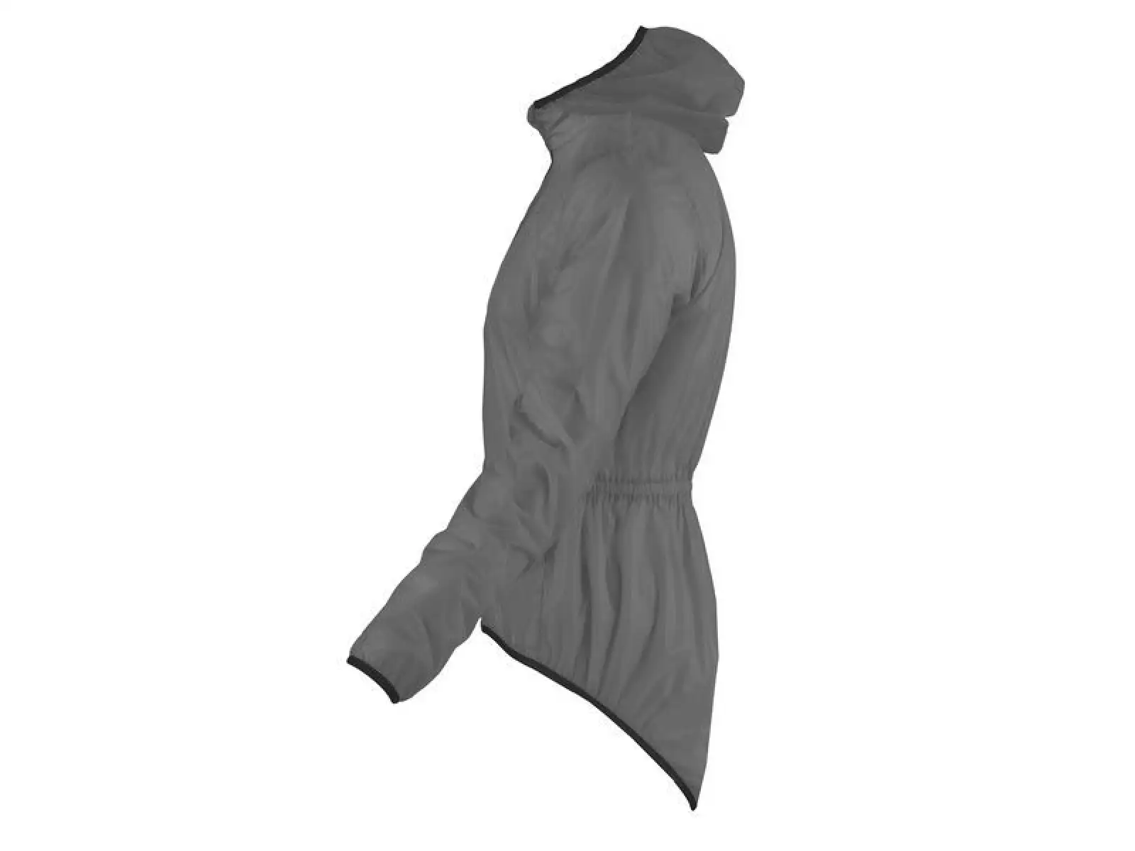 Etape Vento men's raincoat grey transparent