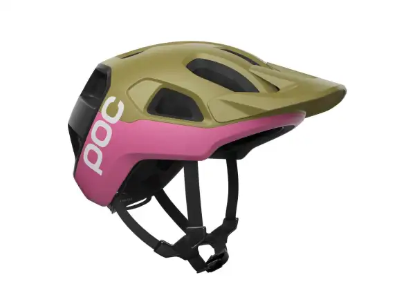 POC Cularis helmet Olivine Green Matt/Thulite Pink Matt